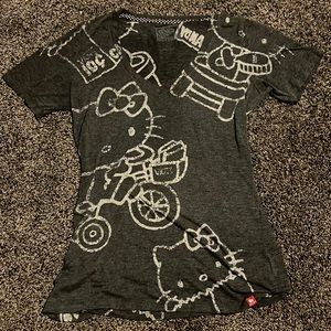 Hello Kitty Vans shirt, size large
